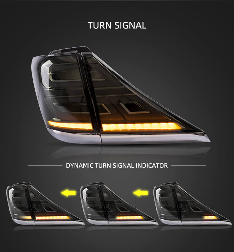 VLAND 07 - 13 Verllfire / Alphard LED Tail Lights | YAB - AEF - 0274A - JDMuscleTaillightYAB-AEF-0274AS-P01Smoked