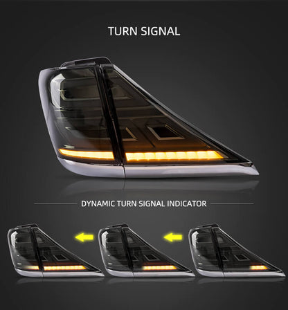 VLAND 07 - 13 Verllfire / Alphard LED Tail Lights | YAB - AEF - 0274A - JDMuscleTaillightYAB-AEF-0274AS-P01Smoked
