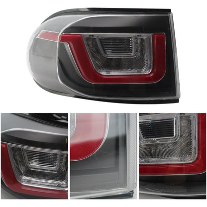 VLAND 07 - 17 FJ Land Cruiser LED Tail Lights - JDMuscleTaillightYAB-FJ-0248A-P01Clear