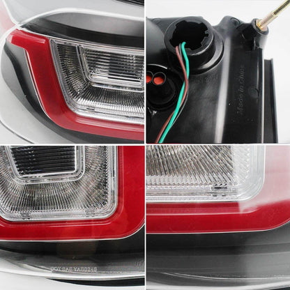 VLAND 07 - 17 FJ Land Cruiser LED Tail Lights - JDMuscleTaillightYAB-FJ-0248A-P01Clear