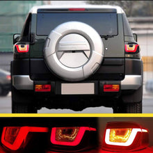 VLAND 07 - 17 FJ Land Cruiser LED Tail Lights - JDMuscleTaillightYAB-FJ-0248A-P01Clear