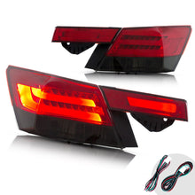 VLAND [08 - 13 Honda Accord] Inspire 8th Gen Sedan 4PCS LED Tail Lights - Not For Coupe - JDMuscleTaillightYAB-YG-0196RS-P01Red Smoked（2008 - 2012）