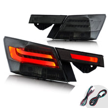 VLAND [08 - 13 Honda Accord] Inspire 8th Gen Sedan 4PCS LED Tail Lights - Not For Coupe - JDMuscleTaillightYAB-YG-0196S-P01Smoked（2008 - 2012）