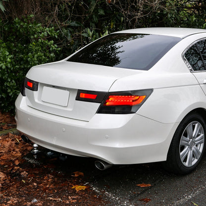 VLAND [08 - 13 Honda Accord] Inspire 8th Gen Sedan 4PCS LED Tail Lights - Not For Coupe - JDMuscleTaillightYAB-YG-0196RC-P01Red Clear（2008 - 2012）