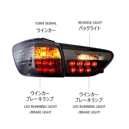 VLAND 09 - 15 Toyota Wish Clear Tail Lights Second Generation | YAB - WS - 2026 - P01 - JDMuscleTail lightsYAB-WS-2026-P01