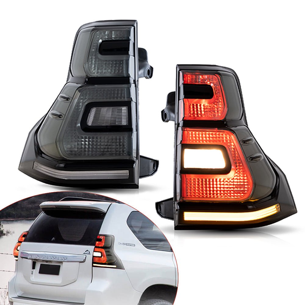 VLAND 10 - 16 Land Cruiser Prado Full LED Taillights - JDMuscleTail lightsYAB-PLD-0296HS-P01Smoked