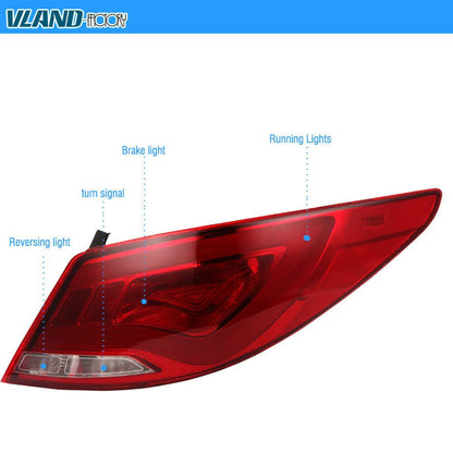 VLAND 10 - 18 Accent / Verna / Solaries Full LED Tail Lights - JDMuscleTail lightsYAB-RN-0233RC-P01Red Clear