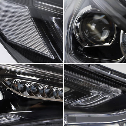VLAND 11 - 14 Sonata Dual Beam Sequential Headlights ABS PMMA GLASS Material | Bulbs Not Included - JDMuscleHeadlightYAA-SNT-0171BHQ5-LHD-P01LHDDual Beam