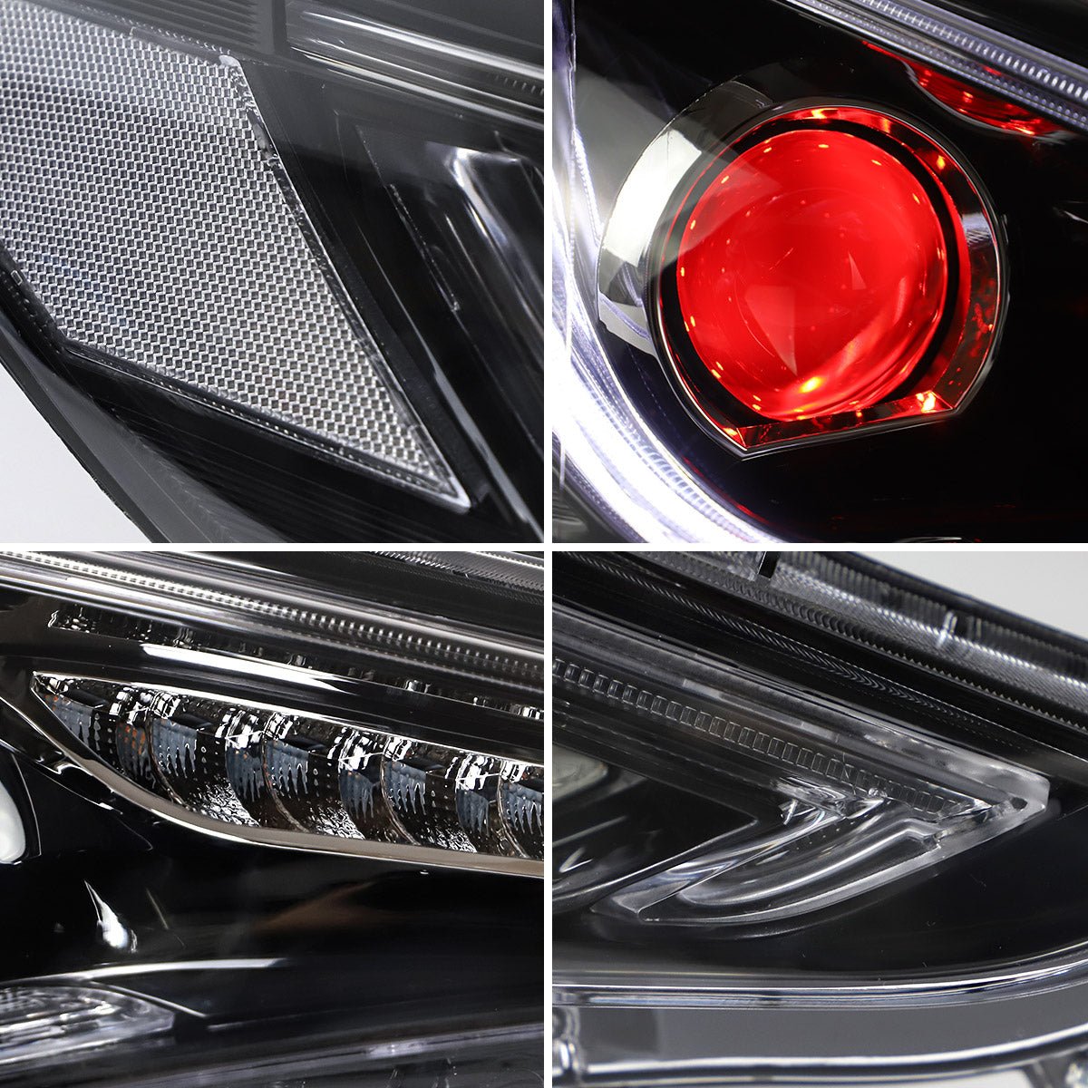 VLAND 11 - 14 Sonata Dual Beam Sequential Headlights ABS PMMA GLASS Material | Bulbs Not Included - JDMuscleHeadlightYAA-SNT-0171BHQ5-LHD-P01LHDDual Beam
