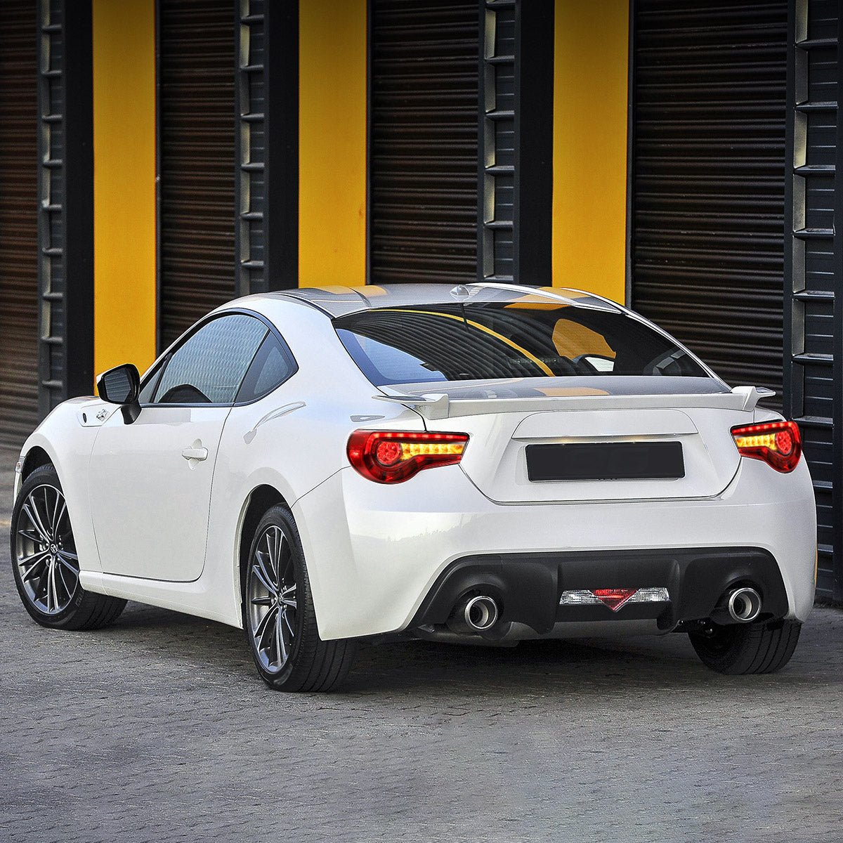 VLAND 12 - 20 GT86 / 13 - 20 BRZ / 13 - 20 FR - S Set of Dual Beam Projector Headlights and Full LED Tail Lights - JDMuscleCombination Set0297LHD-0287S-P01LHD Headlights w/ Smoked Tail Lights