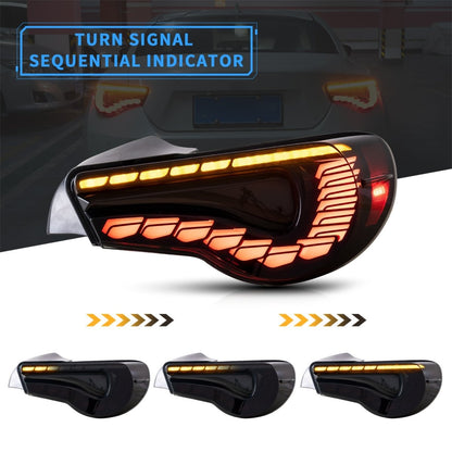 VLAND 13 - 16 FR - S / 17 - 20 Toyota 86 / 13 - 20 BRZ 1 Pair Headlights And Tail Lights - JDMuscleCombination SetYAA-FT86-0297LHD+0287BR-P01LHD (Left - hand Drive)Red