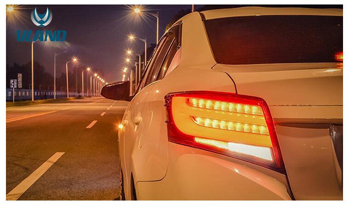 VLAND 13 - 19 Toyota Vios LED Tail Lights Red Smoked | YAB - VC - 0240 - JDMuscleTail lightsYAB-VC-0240RS-P01Red Smoked