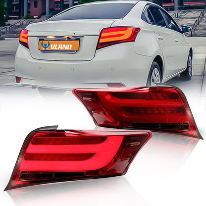 VLAND 13 - 19 Toyota Vios LED Tail Lights Red Smoked | YAB - VC - 0240 - JDMuscleTail lightsYAB-VC-0240S-P01Smoked