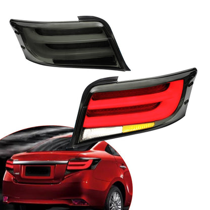 VLAND 13 - 19 Toyota Vios LED Tail Lights Red Smoked | YAB - VC - 0240 - JDMuscleTail lightsYAB-VC-0240S-P01Smoked