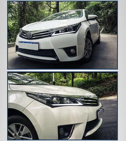 VLAND 14 - 17 Corolla LED Headlights | Not Fit For American/Australian/European Car Models - JDMuscleHeadlightYAA-KLL-0251GNLZ-LHD-Dual-P01LHDDual Beam