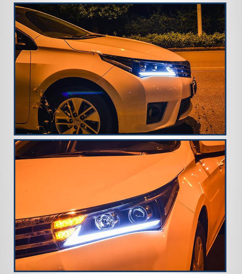 VLAND 14 - 17 Corolla LED Headlights | Not Fit For American/Australian/European Car Models - JDMuscleHeadlightYAA-KLL-0251GNLZ-LHD-Dual-P01LHDDual Beam