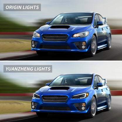 VLAND [15 - 21 WRX Base/Premium / 15 - 17 STI] LED Projector Headlights - JDMuscleHeadlightsYAA-WRX-0323AHA-LHD-P01LHDAmber Reflector