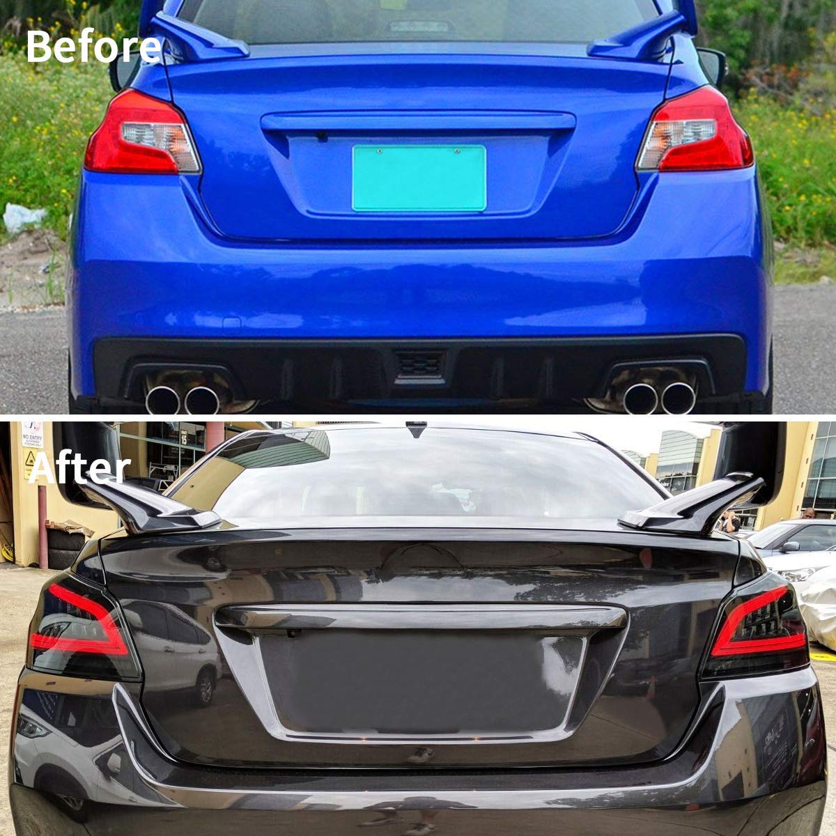 VLAND [15 - 21 WRX/STI] Full LED Tail Lights - JDMuscleTail lightsYAB-WRX-0286R-P01Red