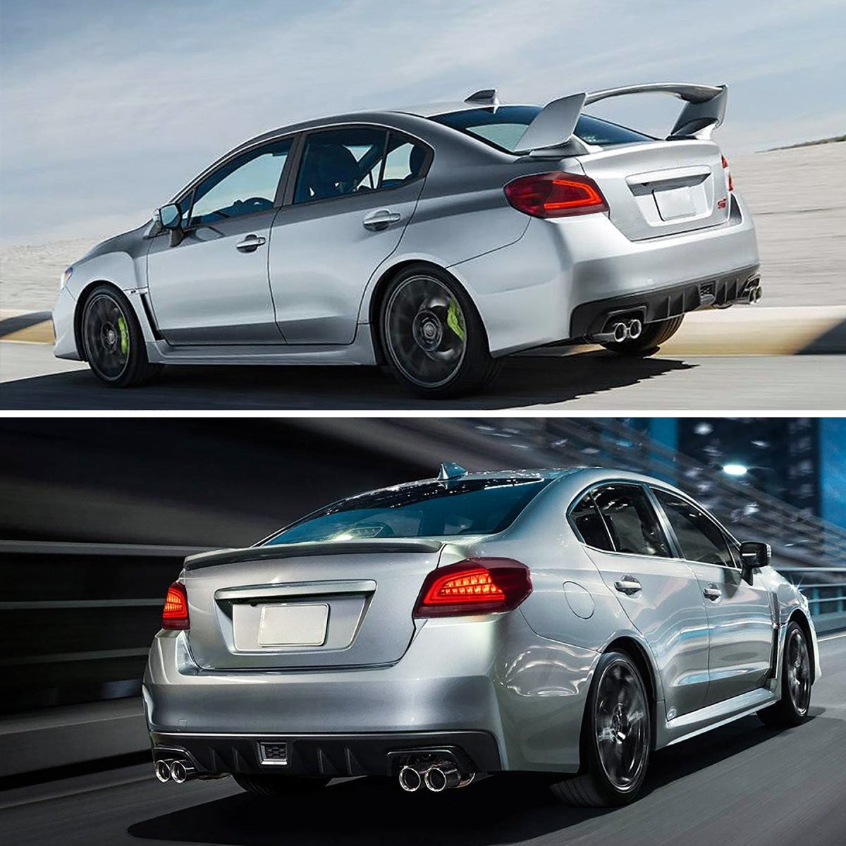 VLAND [15 - 21 WRX/STI] Full LED Tail Lights - JDMuscleTail lightsYAB-WRX-0286R-P01Red
