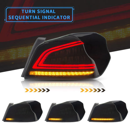 VLAND [15 - 21 WRX/STI] Full LED Tail Lights - JDMuscleTail lightsYAB-WRX-0286R-P01Red