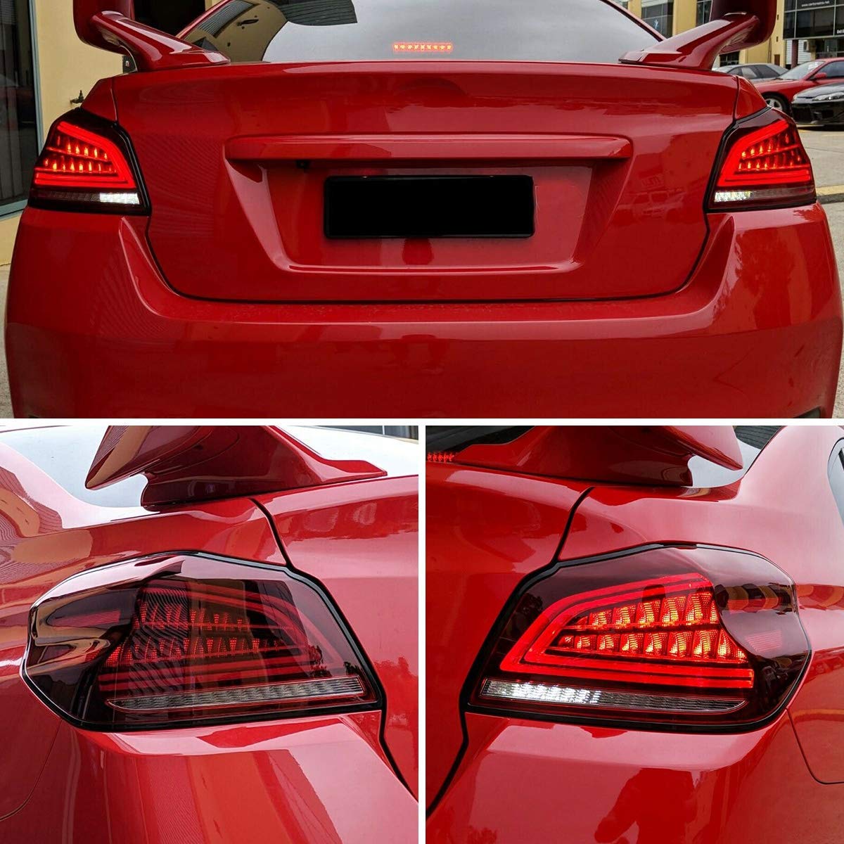 VLAND [15 - 21 WRX/STI] Full LED Tail Lights - JDMuscleTail lightsYAB-WRX-0286R-P01Red