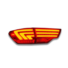 VLAND 15 - UP Highlander LED Tail Lights, full led light bar taillights - JDMuscleTaillightYAB-HLD-0268Red Clear