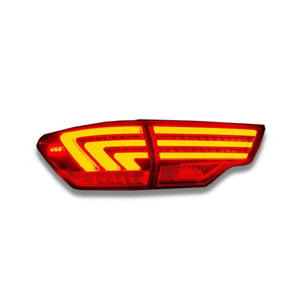 VLAND 15 - UP Highlander LED Tail Lights, full led light bar taillights - JDMuscleTaillightYAB-HLD-0268Red Clear