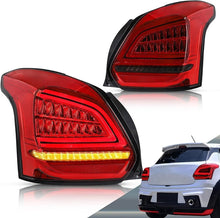 VLAND 17 - 19 Suzuki Swift Sport Full LED Taillights - JDMuscleTaillightYAB-SW-0306HRS-P01Red Smoked