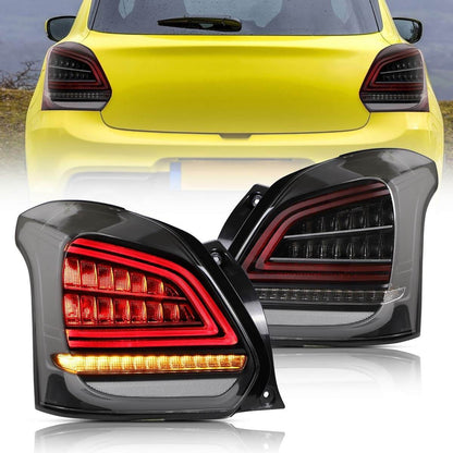 VLAND 17 - 19 Suzuki Swift Sport Full LED Taillights - JDMuscleTaillightYAB-SW-0306HWB-P01White Black