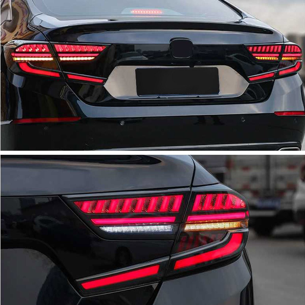 VLAND 18 - 22 Accord 10th LED Tail Lights - JDMuscleTail lightsYAB-HD-0307RC-P01Red Clear