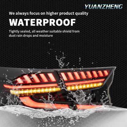 VLAND 18 - 22 Accord 10th LED Tail Lights - JDMuscleTail lightsYAB-HD-0307RC-P01Red Clear