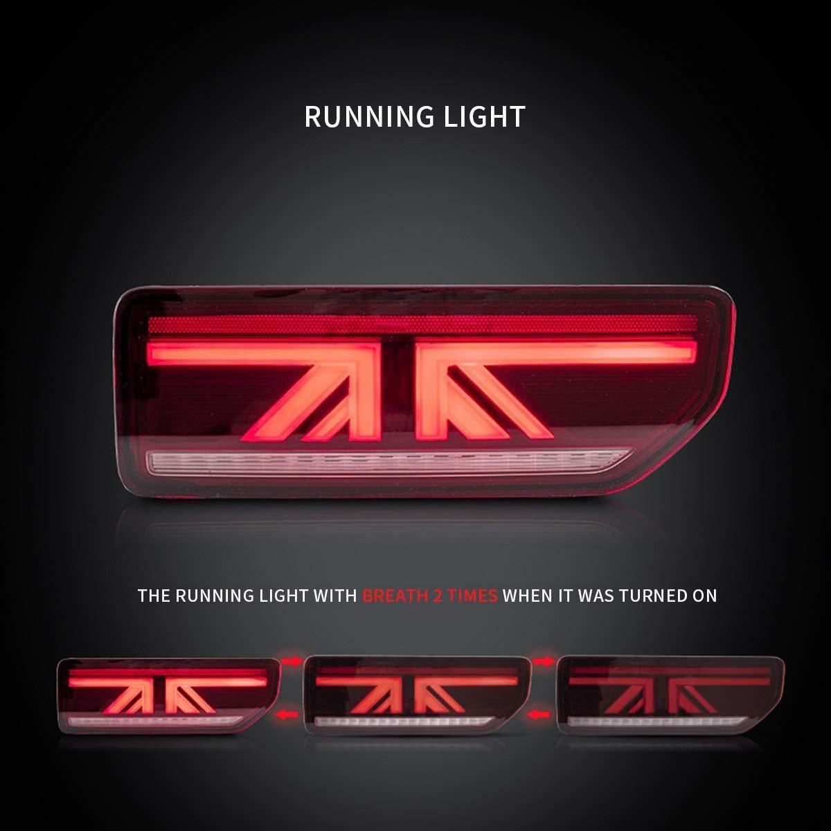 VLAND 2019 - up Suzuki Jimny LED Rear Lights Smoked / Red Clear ABS, PMMA, GLASS Material | YAB - JMN - 0311 - JDMuscleTail lightsYAB-JMN-0311RC-P01Red Clear