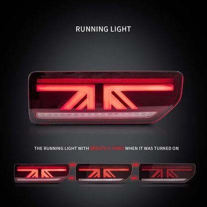 VLAND 2019 - up Suzuki Jimny LED Rear Lights Smoked / Red Clear ABS, PMMA, GLASS Material | YAB - JMN - 0311 - JDMuscleTail lightsYAB-JMN-0311RC-P01Red Clear