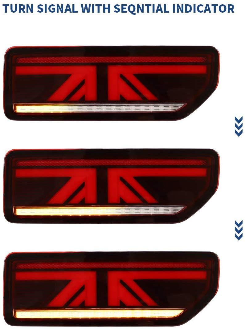 VLAND 2019 - up Suzuki Jimny LED Rear Lights Smoked / Red Clear ABS, PMMA, GLASS Material | YAB - JMN - 0311 - JDMuscleTail lightsYAB-JMN-0311RC-P01Red Clear