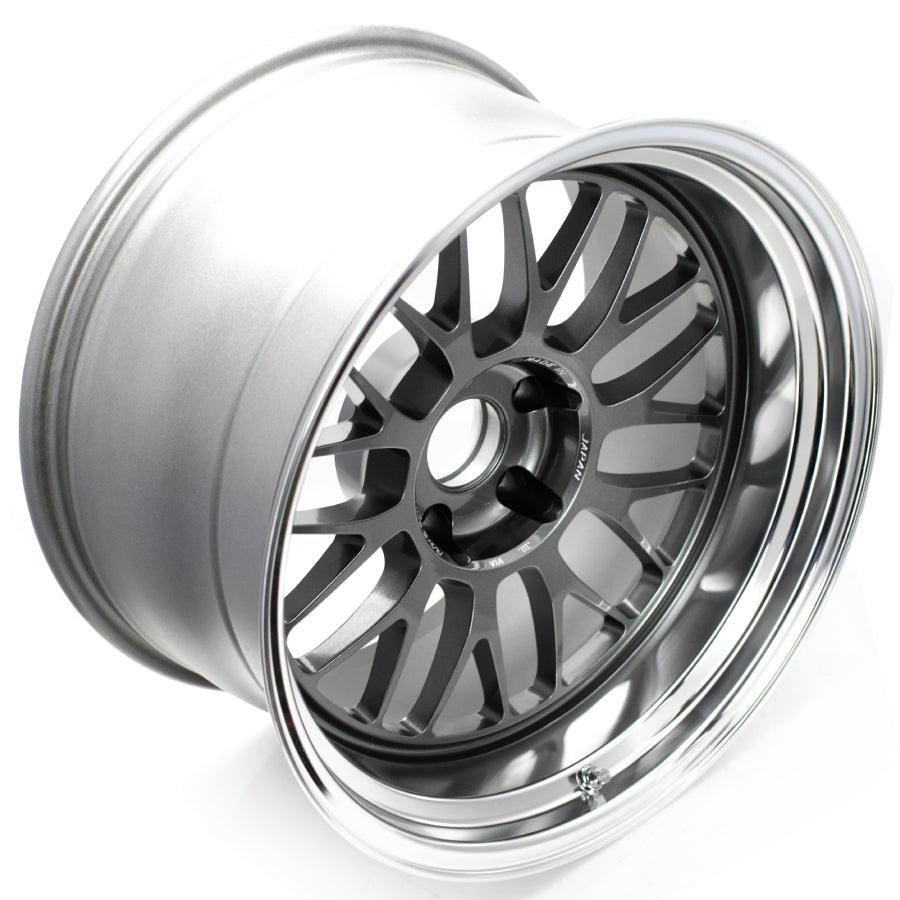 Volk Racing 21A Dark Gunmetal / Rim Dc [Universal] - JDMuscleWheelsWKJAG-15EVC18X125x114.3' - 15mm