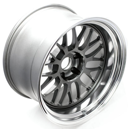 Volk Racing 21A Dark Gunmetal / Rim Dc [Universal] - JDMuscleWheelsWKJAG-15EVC18X125x114.3' - 15mm