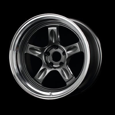 Volk Racing 21C Dark Gunmetal / Rim Dc [Universal] - JDMuscleWheelsWK2V35EVC18X8.55x114.3'+35mm