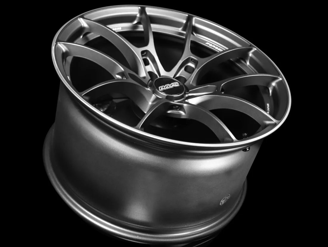 Volk Racing G025 Matte Gunblack / Dc [Universal] - JDMuscleWheelsWKC0323WMK19X95x120'+23mm
