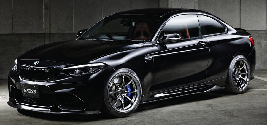 Volk Racing NE24 Matte Gun Black [Universal] - JDMuscleWheelsWKNY33EMT18X105x114.3'+33mm
