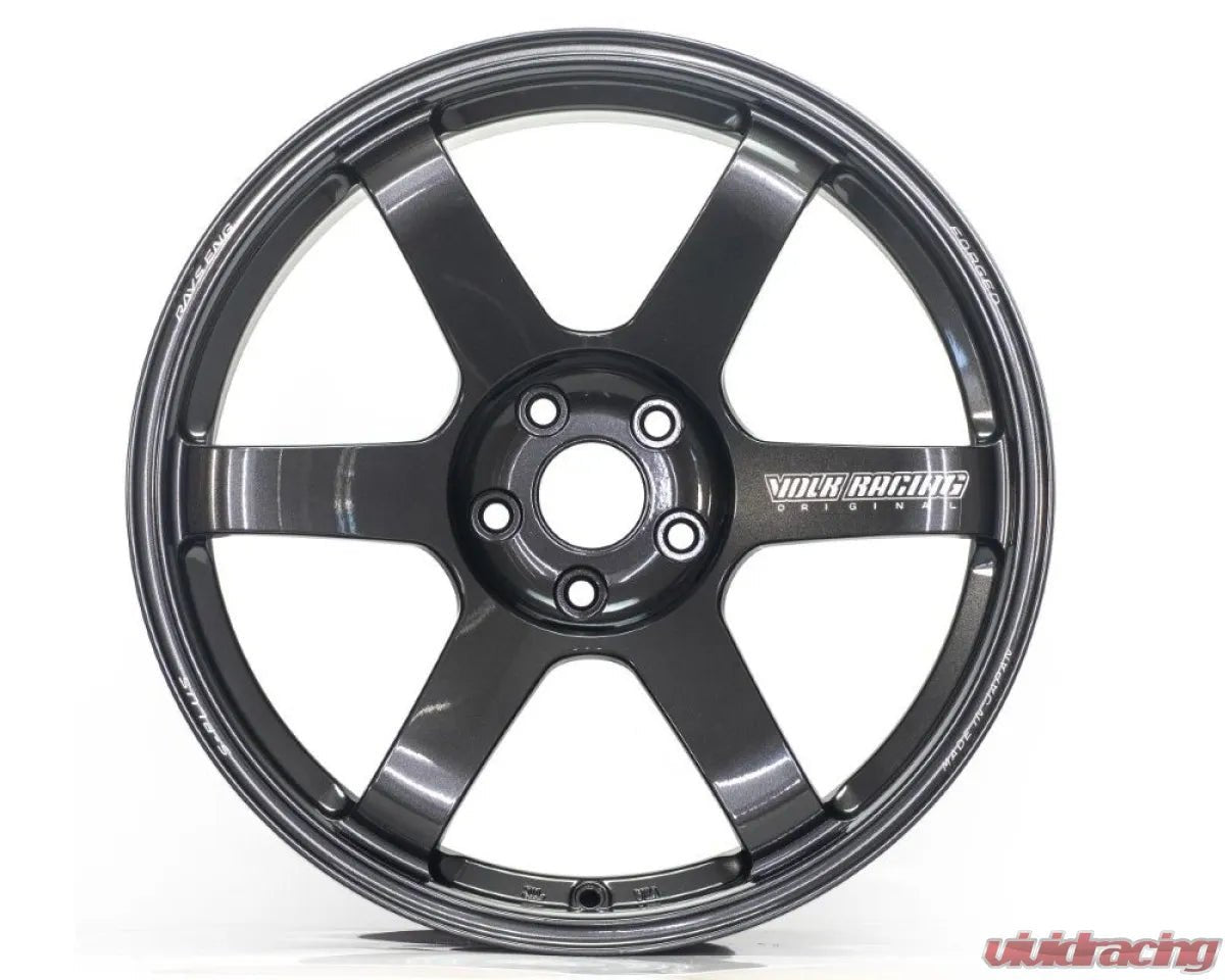 Volk Racing TE37 Saga S - Plus Diamond Dark Gunmetal [Universal] - JDMuscleWheelsWVDG2AE13EMM18X115x114.3'+13mm