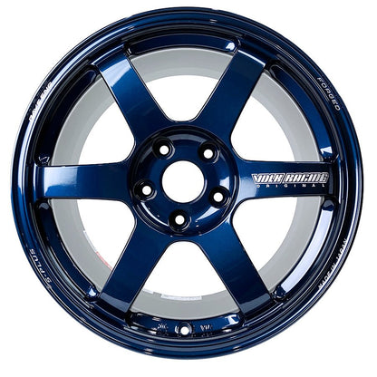 Volk Racing TE37 Saga S - Plus Mag Blue [Universal] - JDMuscleWheelsWVDG2W35ED18X95x114.3'+35mm