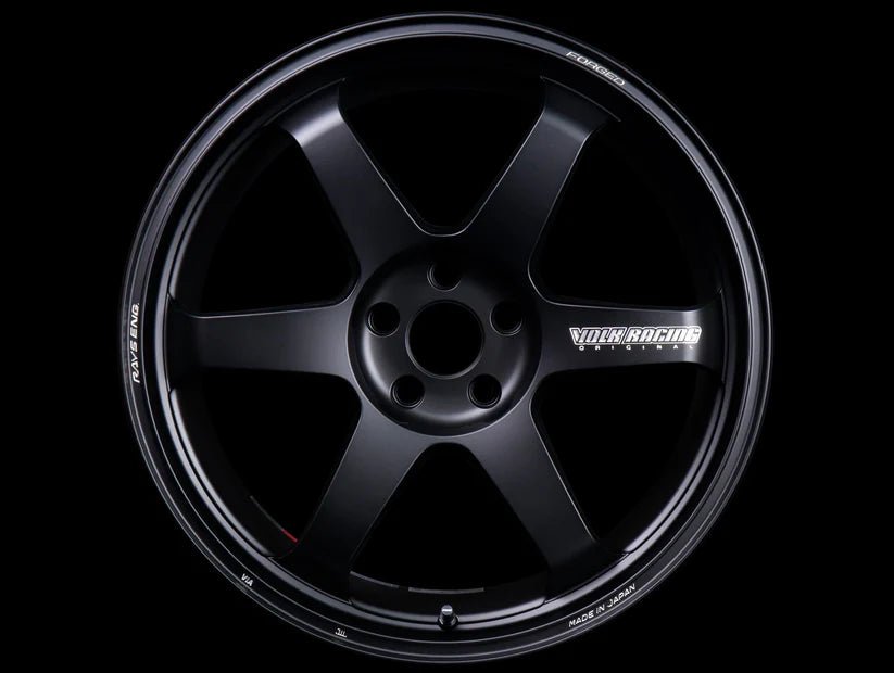 Volk Racing TE37 Ultra M - Spec Flat Black [Universal] - JDMuscleWheelsWVDUAY30EHM20X105x114.3'+30mm