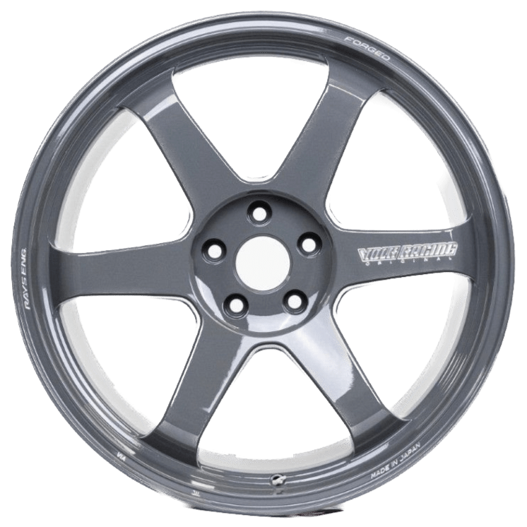 Volk Racing TE37 Ultra M - Spec Glossy Gray [Universal] - JDMuscleWheelsWVDUAY30EAGM20X105x114.3'+30mm
