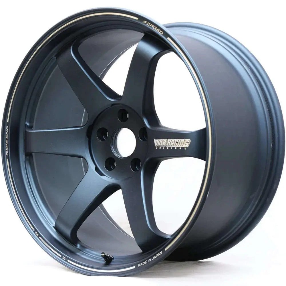 Volk Racing TE37 Ultra M - Spec Matte Blue Gunmetal [Universal] - JDMuscleWheelsWVDU422EMEGM19X9.55x114.3'+22mm