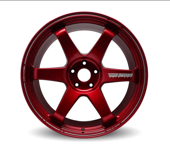 Volk Racing TE37 Ultra M - Spec Red [Universal] - JDMuscleWheelsWVDU530ERM19X105x114.3'+30mm
