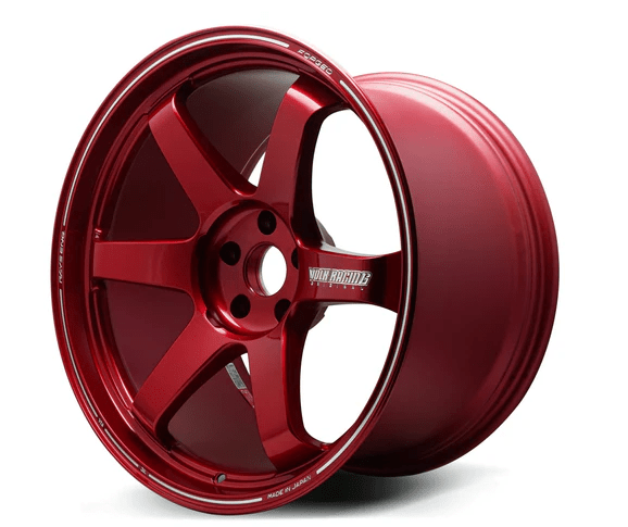 Volk Racing TE37 Ultra M - Spec Red [Universal] - JDMuscleWheelsWVDU530ERM19X105x114.3'+30mm
