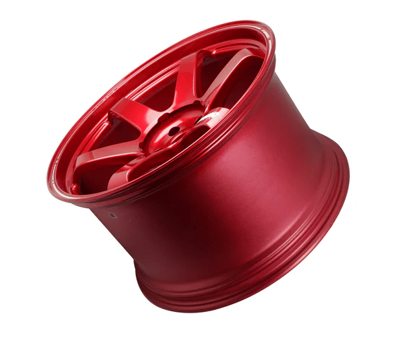 Volk Racing TE37 Ultra M - Spec Red [Universal] - JDMuscleWheelsWVDU530ERM19X105x114.3'+30mm