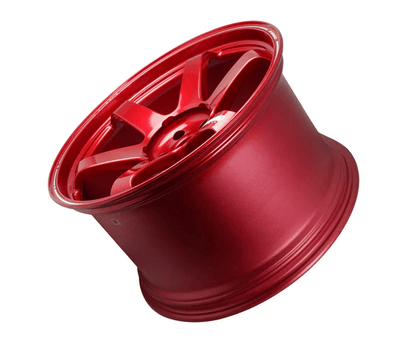 Volk Racing TE37 Ultra M - Spec Red [Universal] - JDMuscleWheelsWVDU530ERM19X105x114.3'+30mm