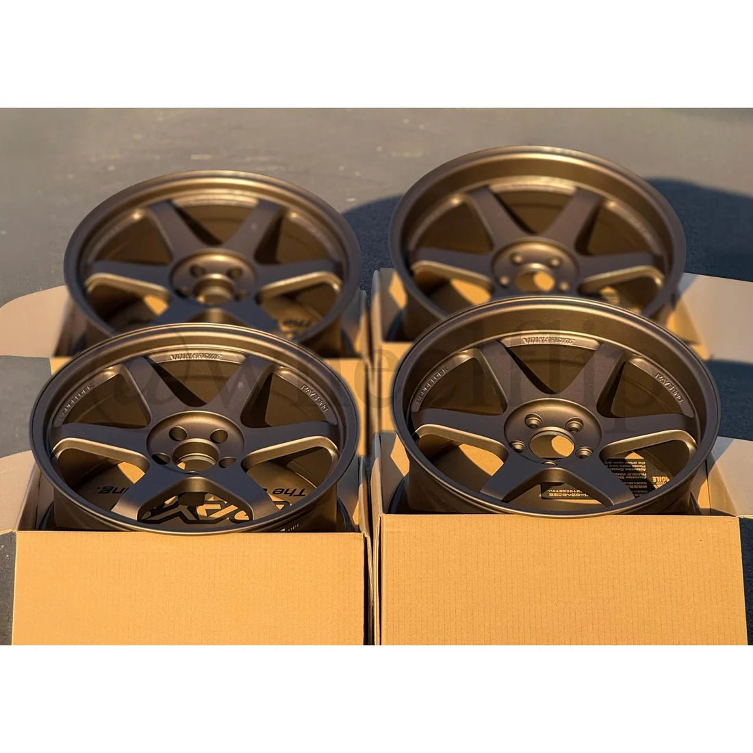 Volk Racing TE37SL Blast Bronze [Universal] - JDMuscleWheelsWVDX22WPBB18X9.55x120'+22mm