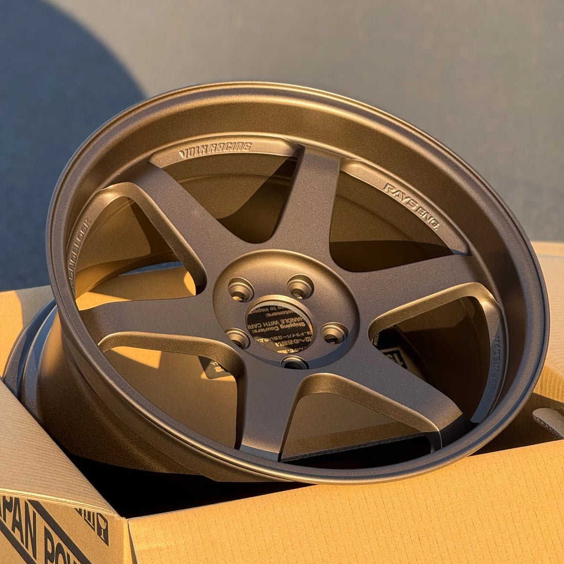 Volk Racing TE37SL Blast Bronze [Universal] - JDMuscleWheelsWVDX22WPBB18X9.55x120'+22mm